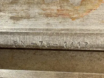 14" X 40" REPUBLIC MODEL #14 ENGINE LATHE WITH METRIC: STOCK #23667