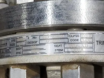 USED WILLIAMS VALVE CORPORATION S30F-62-304