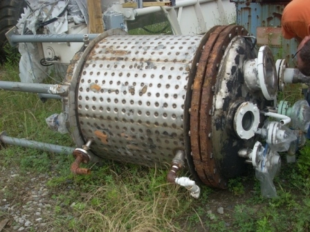 Used approximately 120 gallon dimple jacketed reactor body
