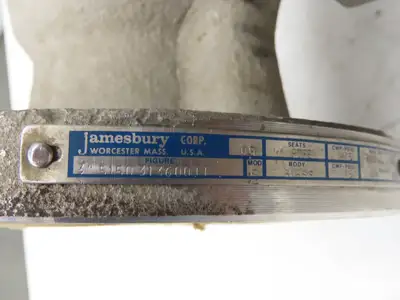 Jamesbury 3" 5150 313600TT Ball Valve Flanged w/Pneumatic Actuator & Positioner