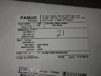 New | in-Stock FANUC / IDEC CORPORATION A14L01880001#200242C Power Supplies | HGR 24 #738800