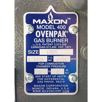 USED MAXON OVENPAK 432M
