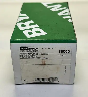 New | in-Stock HUBBELL 23002G Miscellaneous Equipment (Electrical & Power) | Surplus Asset Holdings #1196290