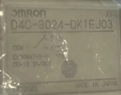 NEW OMRON D4C-3024-DK1EJ03 LIMIT SWITCH D4C3024DK1EJ03