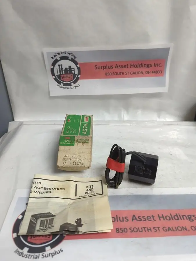 New | in-Stock ASCO 96-817-1 D Miscellaneous Equipment (Electrical & Power) | Surplus Asset Holdings #1191352