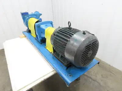 Blackmer XLW3F 3" Sliding Vane Pump Positive Displacement 7.5Hp 230/460V RH
