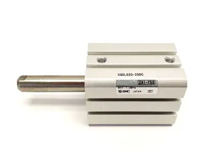 CQSLS20-25DC | SMC  Anti-Lateral Compact Cylinder 20mm Bore 25mm Stroke - New Other