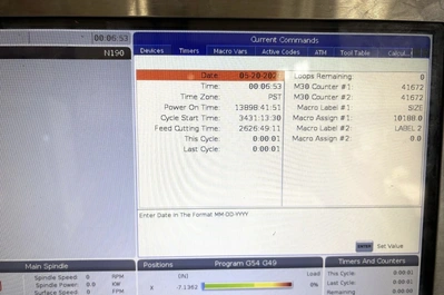 2017 HAAS VF-9/50 Vertical Machining Centers (Equipt) | SNL Machine Trader LLC (4)