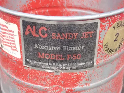 Used ALC SANDY JET F50 Blast Cleaning Ohio US | HGR 24 #750564