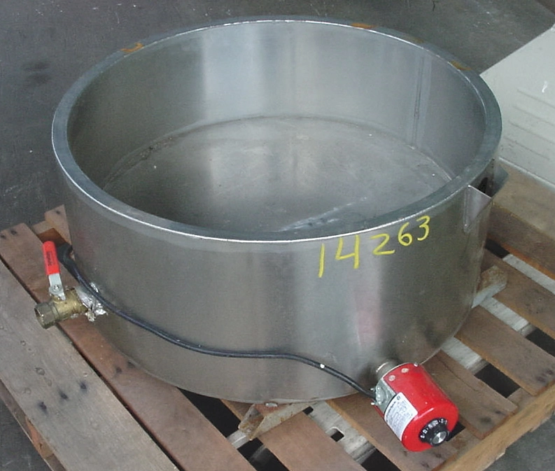 USED OPEN SYTLE JACKETED SS TANK JACKETED  TANK