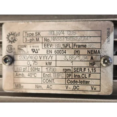 USED SCHENCK PROCESS GMBH MODMS-1G-2A