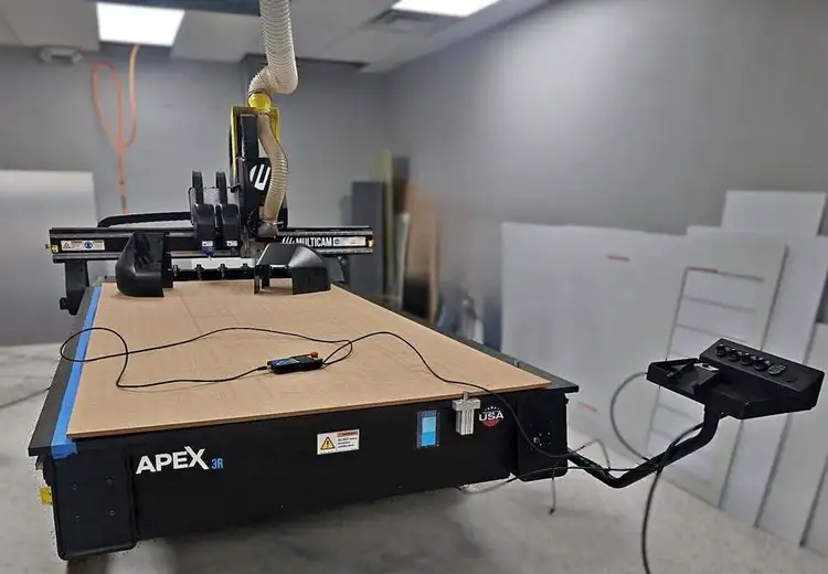 Used 2024 MULTICAM APEX3R CNC Routers New York US | PlastiMach Corp #1106686