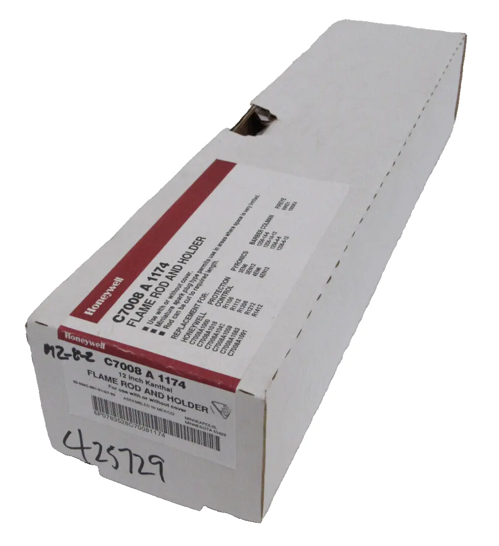 NEW HONEYWELL C7008A-1174 FLAME ROD AND HOLDER C7008A1174