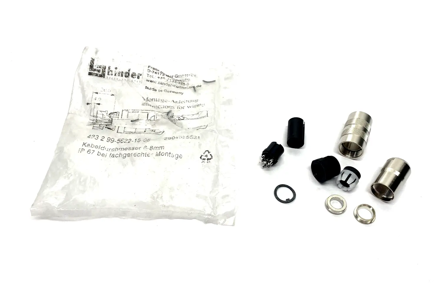 New | in-Stock BINDER 2904555521 Contact Blocks Michigan US | Maverick Industrial Sales #1395454