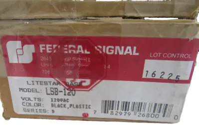 NEW FEDERAL SIGNAL LSB-120 STACK LIGHT BASE LSB120