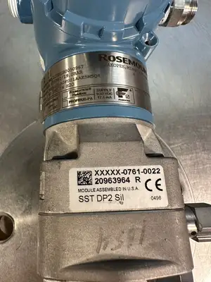 Rosemount 3051L2AA0FD21AAE5M5Q4 275PSI/19.0Bar (6.4.4)