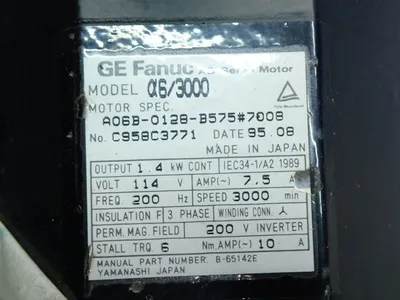 Used FANUC A06B0128B575#7008 Motors (misc) Ohio US | HGR 24 #887350
