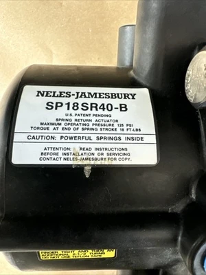 NEW Neles Jamesbury SP18SR40-B