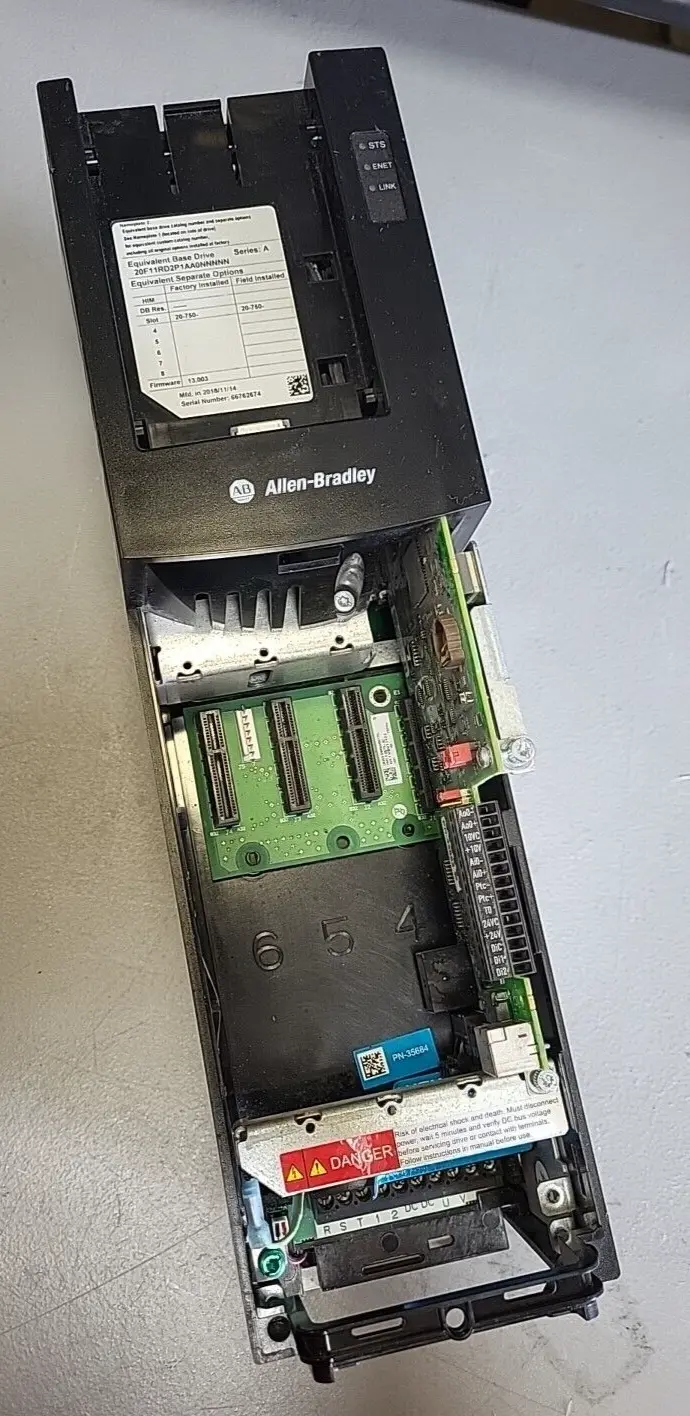 Allen-Bradley PowerFlex 755 AC Drive 20F11RD2P1AA0NNNNN Ser. A (BIN3.2.2)