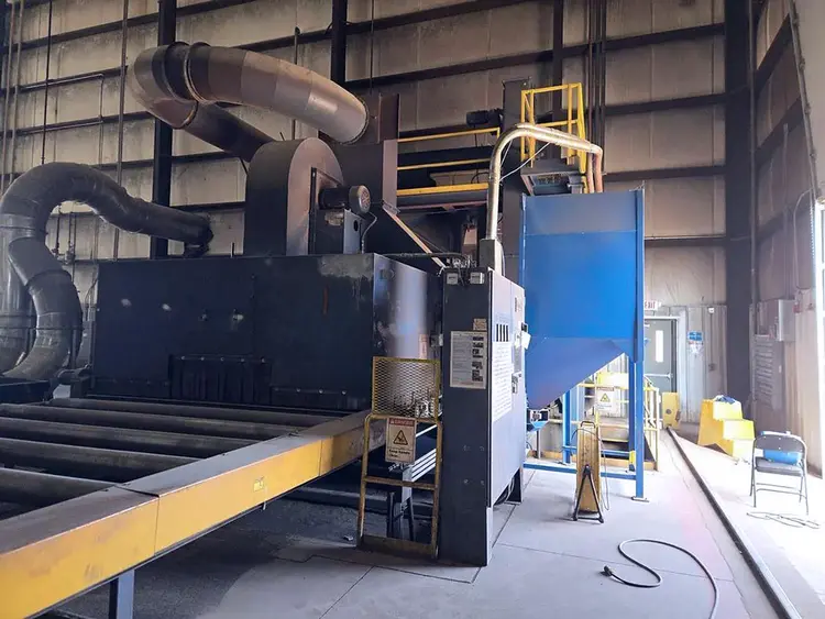 Used 2008 BLASTEC 11.25' PLATE / BEAM BLASTER Finishing Machines Illinois US | Machinery Marketing International #1511065