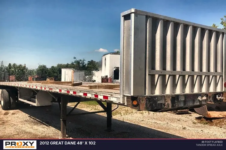 Used 2012 GREAT DANE 48' X 102 Flatbed Trailers Kentucky US | Proxy Equipment #1377797