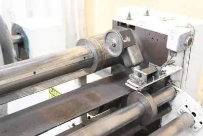 18" X 3-1/2" WALLNER MODEL 4680 PRECISION PACKAGE SLITTING LINE: STOCK #10278