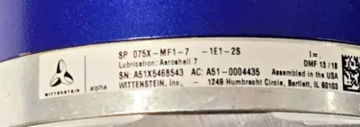 WITTENSTEIN NPS 075X-MF1-7 1E1-2S Gearbox Motor Servo Gear