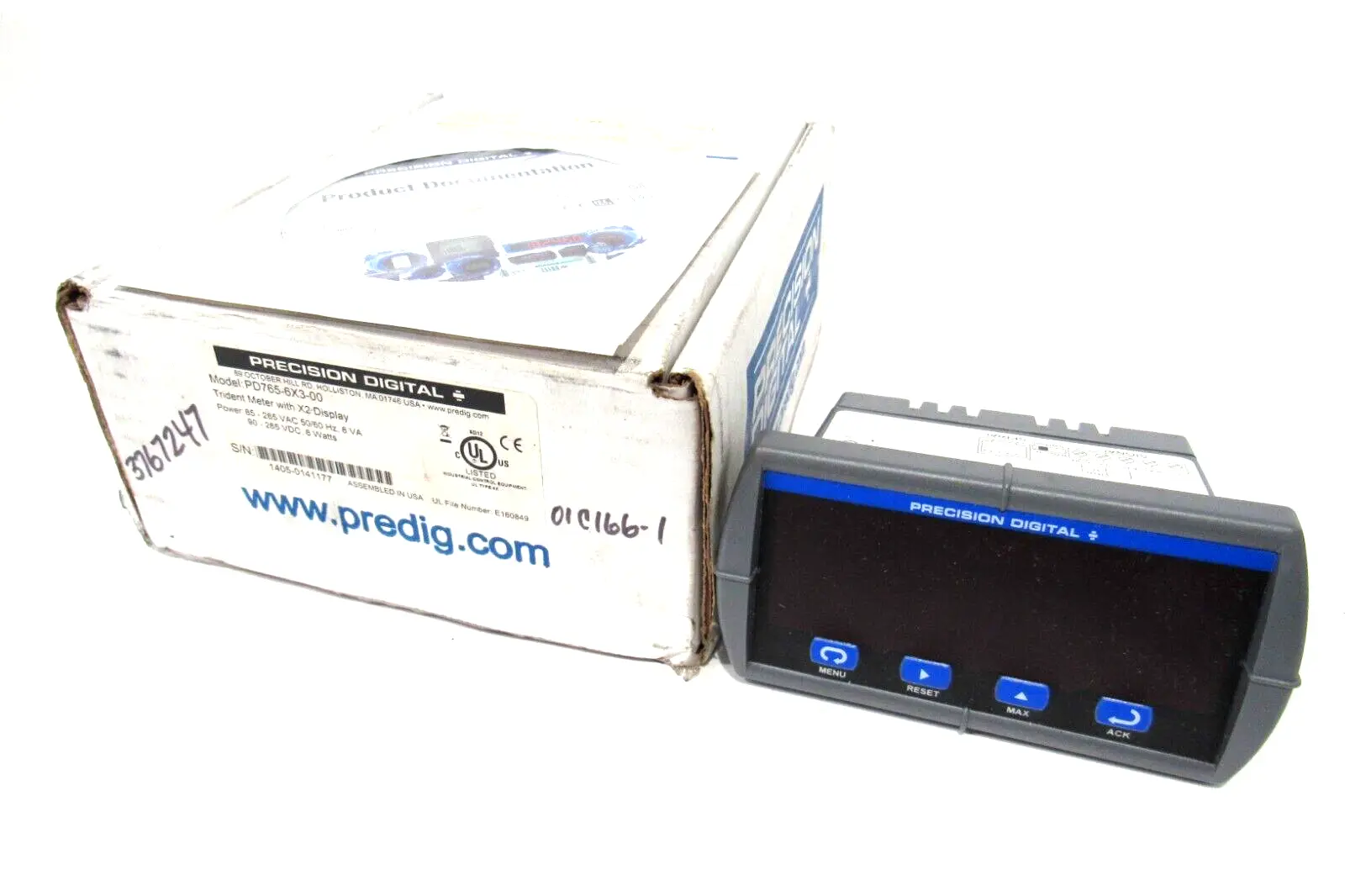 NEW PRECISION DIGITAL PD765-6X3-00 TRIDENT METER PD7656X300