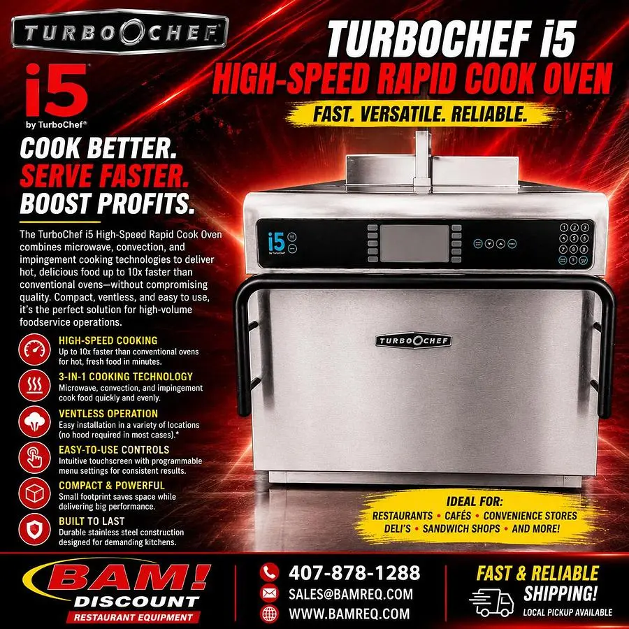 Used TURBOCHEF I5 Electric Ovens Florida US | BAM Discount Restaurant Equipment #1288192