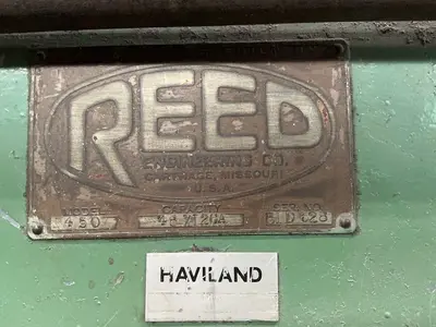 Used REED ENGINEERING CO. 450 Plate Bending Rolls including Pinch Ohio US | HGR 24 #1358605