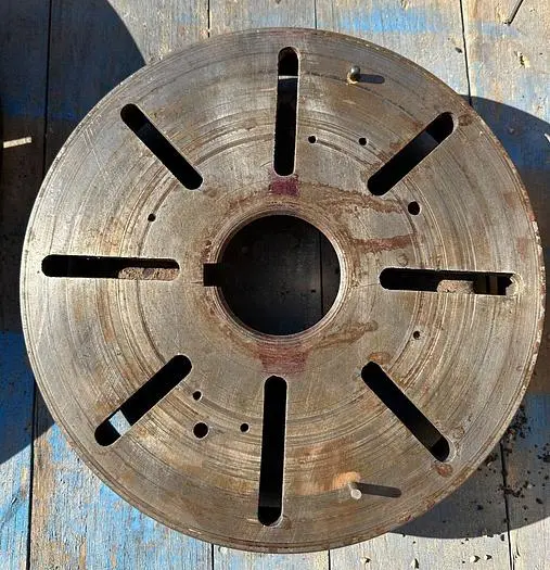 14" Lathe Faceplate w/ L1 Mount Will fit a 17" Clausing Colchester Lathe (5713)