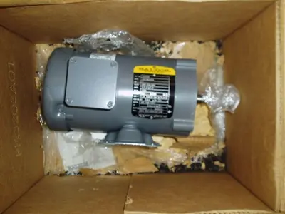 Motor, 1 HP, Baldor, 1750 RPM Out, 208-230/460V (2) #S743674