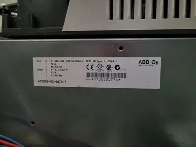 USED ABB ACS800-U1-0070-7