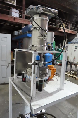 used Vorti-siv with Volkman Powder Vacuum Loader