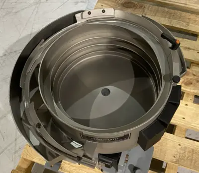 Used Vibromatic Vibratory Bowl Feeder, 12" Bowl ID, 14" Bowl OD Vibratory Bowl Feeder Michigan US | Maverick Industrial Sales #1514632