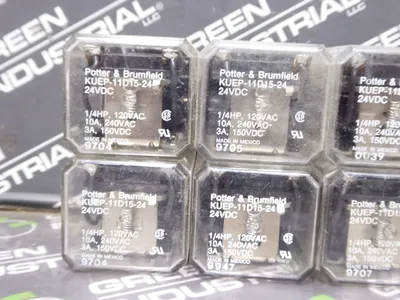 Lot of 10 Potter & Brumfield KUEP-11D15-24 Plug-In Power Relay Used
