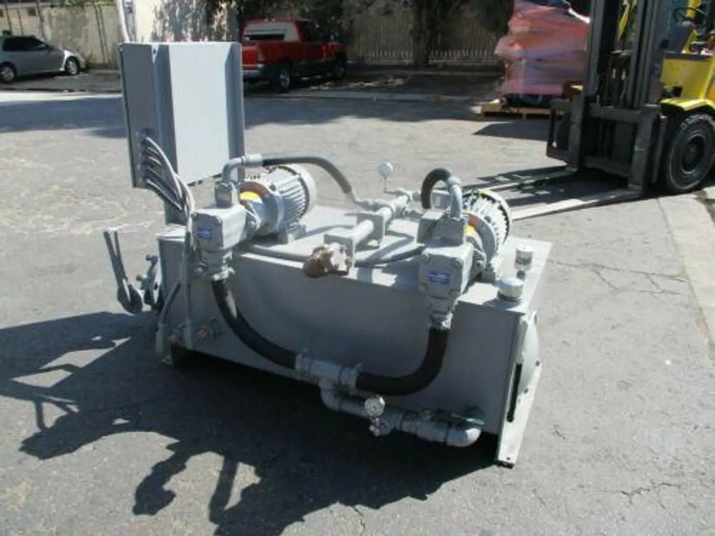 38 GPM Continental Hydraulic #35V-38-A, dual (2) hydraulic pumping unit, 3 HP, new