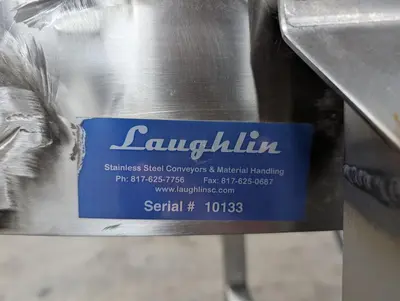 Laughlin SS Plastic Belt Incline Conveyor