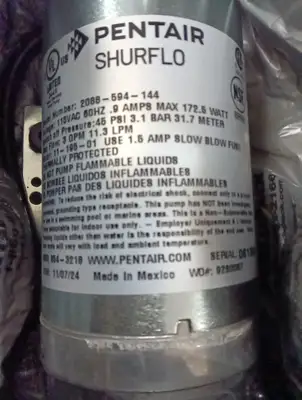 Used Pentair 2088-594-144 Diaphragm Pumps US | Infinity wholesale & Supply LLC #1305728