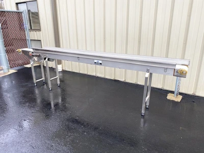 Kleenline 6" Wide x 12' Long Stainless Steel Conveyor