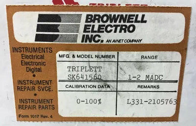 Used Triplett _UNKNOWN_ Meters - Misc South Carolina US | Palmetto Automation #1166449
