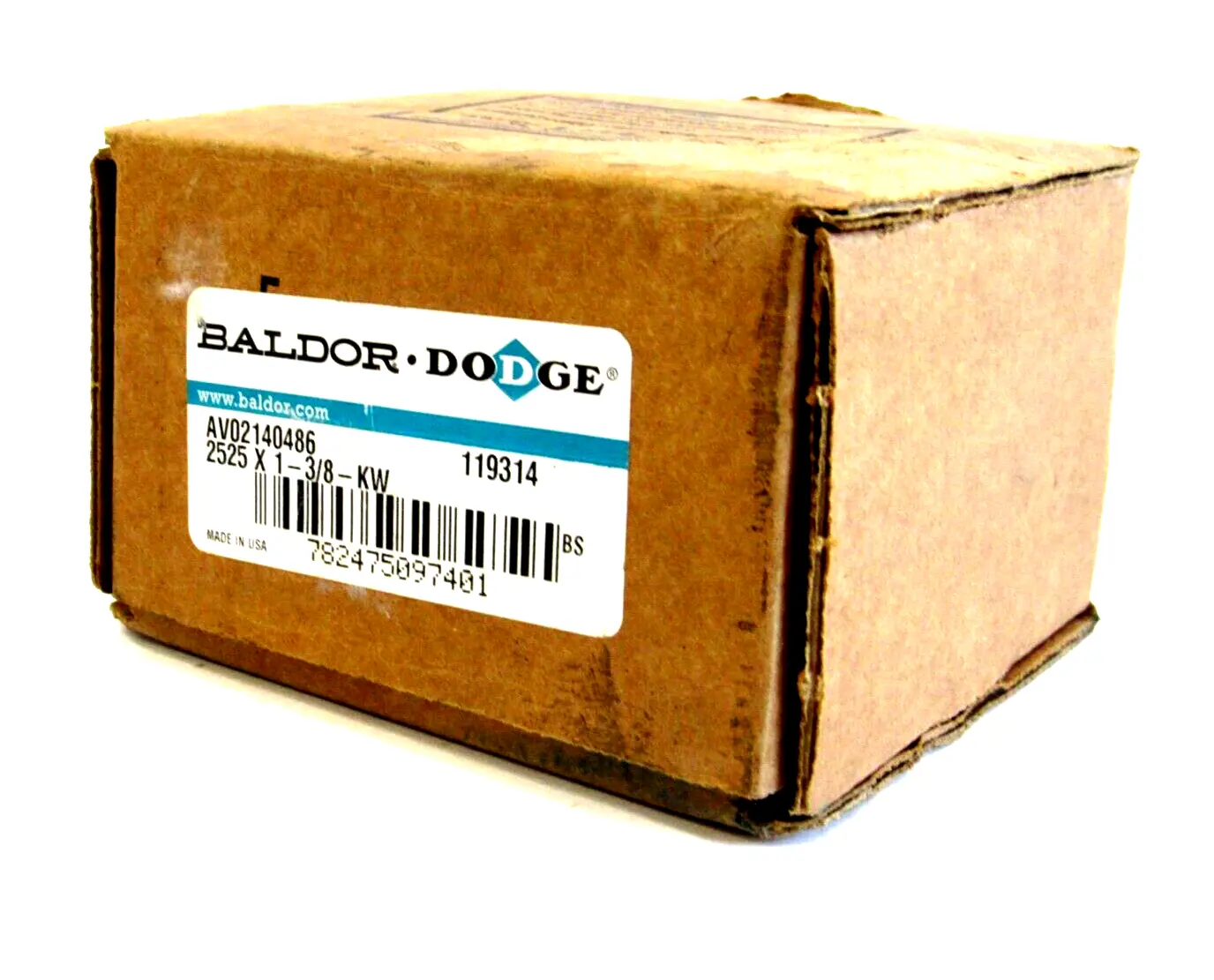 NEW BALDOR DODGE 119314 BUSHING 2525 X 1-3/8-KW