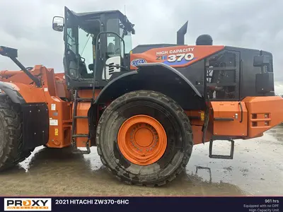 Used 2021 HITACHI ZW370-6HC Wheel Loaders Ohio US | Proxy Equipment #1381639