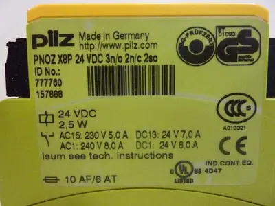 USED PILZ PNOZX8P24VDC3N/O2N/C2SO