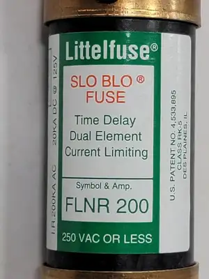 USED LITTELFUSE FLNR200
