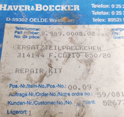 NEW Rexroth 9.989.0003.02