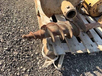 Used MCMILLEN HYDRAULIC POWERED DIGGER HEAD WITH AUGERS Skid Augers Michigan US | Miedema Asset Management Group #1410955
