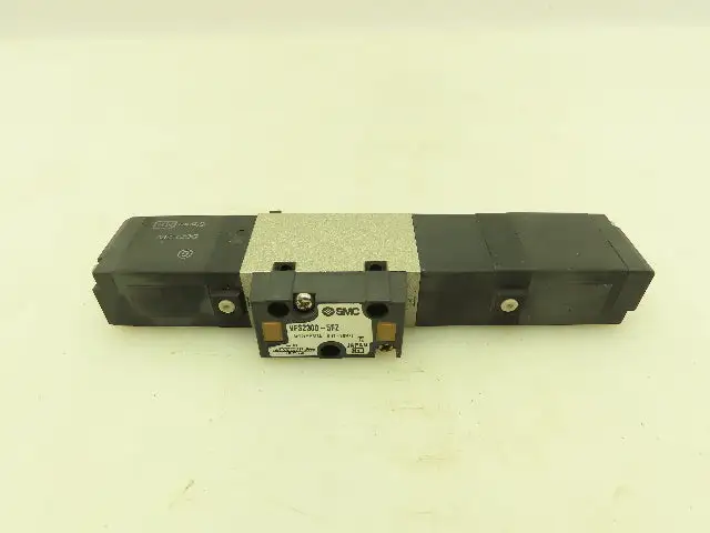 SMC VFS2300-5FZ Pneumatic Air Solenoid Spool Valve Manifold Mount 24VDC Coil