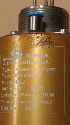 USED STAPLA ULTRASONICS CORP. ST30