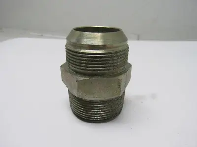 Male 37 Degree 24 JIC x 1-1/2"NPT Male NPT Steel Adapter Fitting